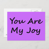 私の喜びです ポストカード (正面/裏面)