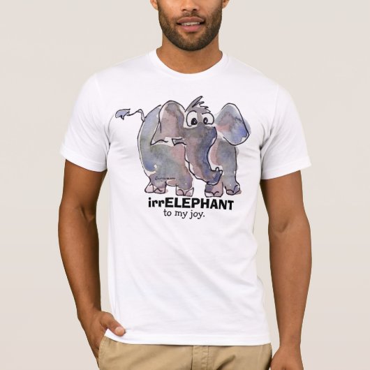 私の喜び3の漫画のTシャツへのirrELEPHANT Tシャツ (正面)