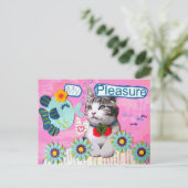 私の喜び – ヴィンテージ ポストカード (スタンド正面)