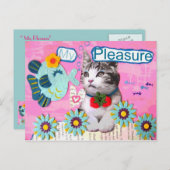 私の喜び – ヴィンテージ ポストカード (正面/裏面)