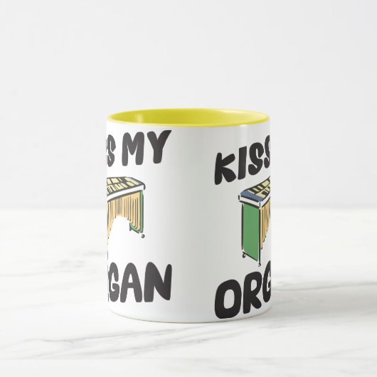 私の器官に接吻して下さい マグカップ (中央)