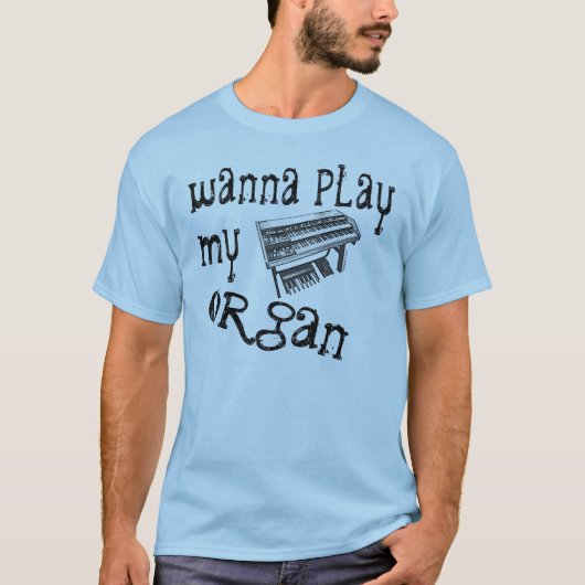 私の器官を遊んで下さい Tシャツ (正面)