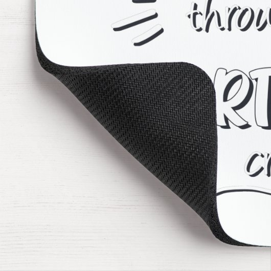 私の四半期の生活の危機を乗り越えるだけでいい マウスパッド (コーナー)