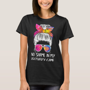私の回復ゲームには恥ずかしさなし AA NA アニバーサリー Tシャツ