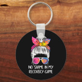 私の回復ゲームに恥じない – 陽気なオウムナアニ キーホルダー (正面)