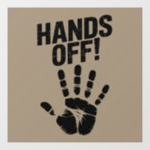 私の国から手を引く私の体メディケア政治的 ウィンドウサイン (シート)