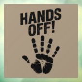 私の国から手を引く私の体メディケア政治的 ウィンドウサイン (シート3)