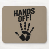 私の国から手を引く私の体メディケア政治的 マウスパッド (正面)