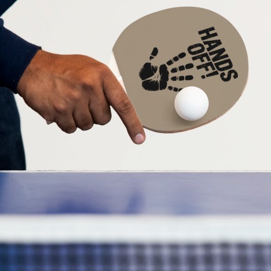 私の国から手を引く私の体メディケア政治的 卓球ラケット (インサイチュ)