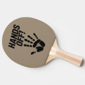 私の国から手を引く私の体メディケア政治的 卓球ラケット (横)