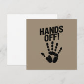 私の国から手を引く私の体メディケア政治的 招待状 (正面/裏面)