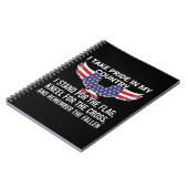 私の国でプライドを取る退役軍人Patriot America ノートブック (左側)