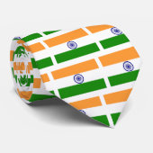 私の国のインドの旗のjGibneyを博物館Zazz愛して下さい ネクタイ (ロール)