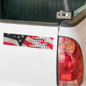 私の国の恐れの政府のクラシックを愛して下さい バンパーステッカー (トラック上)