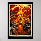 私の地獄 | AIアートポスター ポスター (正面)