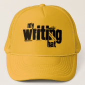 私の執筆帽子 キャップ (正面)