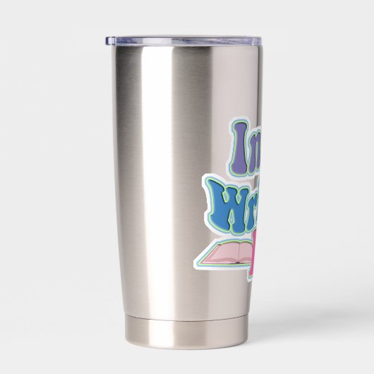 私の執筆時代の楽しみ 作者のスローガン 保温保冷タンブラー (右面)