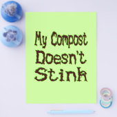 私の堆肥は臭くないカスタム チラシ (シングル)
