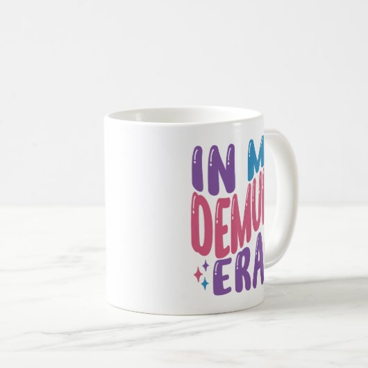 私の堕落した時代に コーヒーマグカップ (正面右)