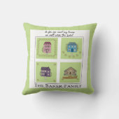 私の場合は、マイハウスの名前の追加装飾用クッション クッション (裏面)