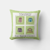 私の場合は、マイハウスの名前の追加装飾用クッション クッション (正面)