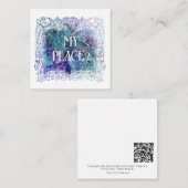 *~*私の場所?人間関係AP62フラットノートカード ノートカード (正面/裏面)