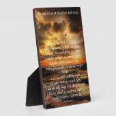 私の墓場に立って泣くな フォトプラーク (側面)