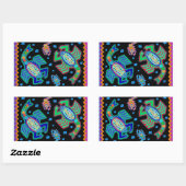 私の壁の南西サソリ 長方形シール (シート)