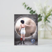 私の壊れたハートゴシック絵葉書の鎖を解く ポストカード (スタンド正面)