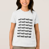 私の声を聞いて トライブレンドTシャツ (正面)