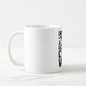 私の売掛金係を使うな コーヒーマグカップ (左)