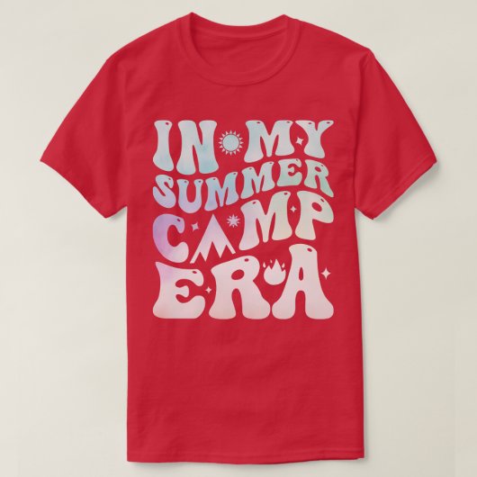 私の夏のキャンプ時代 Tシャツ (デザイン正面)