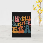 私の夏の時代に幸せな学校の先生 カード (黄色い花)