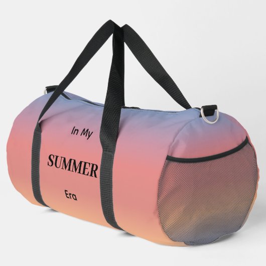 私の夏の時代 グラデーション日の出カラー ダッフルバッグ (右コーナー)