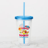 私の夏はダスティン・スティーブンスで予約されている アクリルタンブラー (正面)