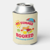 私の夏はダスティン・スティーブンスで予約されている 缶クーラー (缶裏面)
