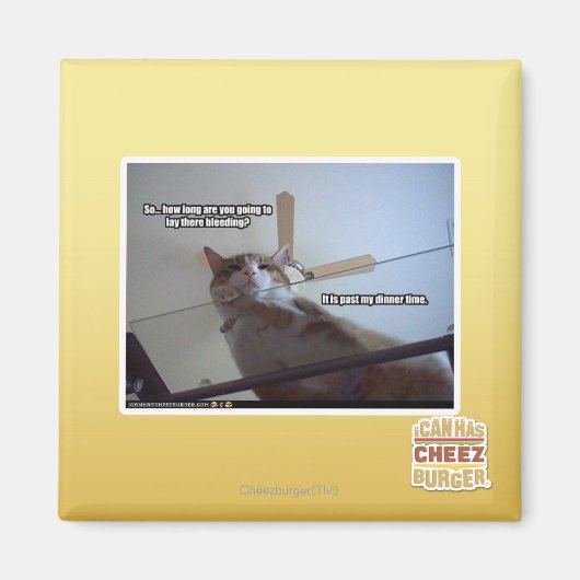 私の夕食の過去だ マグネット (正面)