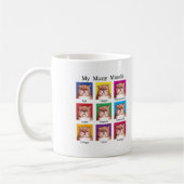 私の多くの気分 コーヒーマグカップ (左)