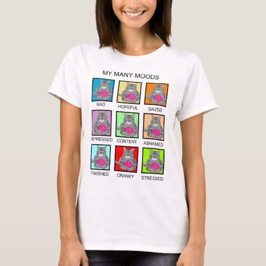 私の多くの気分 Tシャツ (正面)