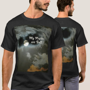 私の夜は満月の夜のシフト Tシャツ