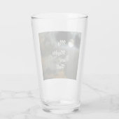 私の夜は満月の夜空ビール タンブラーグラス (裏面)