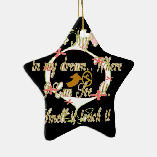 私の夢でお金の話と私はそれを愛する.png セラミックオーナメント (右)