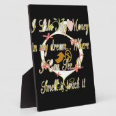 私の夢でお金の話と私はそれを愛する.png フォトプラーク (側面)