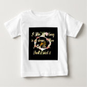 私の夢でお金の話と私はそれを愛する.png ベビーTシャツ (正面)