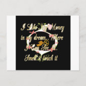 私の夢でお金の話と私はそれを愛する.png ポストカード (正面)