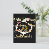 私の夢でお金の話と私はそれを愛する.png ポストカード (スタンド正面)