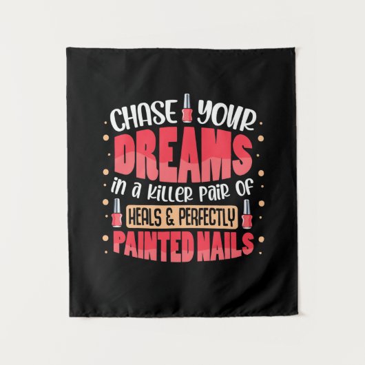 私の夢はネイルアート タペストリー (正面)