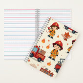 私の夢は消防士です ノートブック (内側)