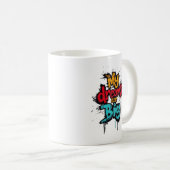 私の夢やる気を起こさせるは大きい学生コーヒーマグ コーヒーマグカップ (正面右)