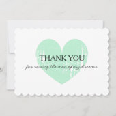 私の夢カードの人を育てるためにありがとう サンキューカード (正面)